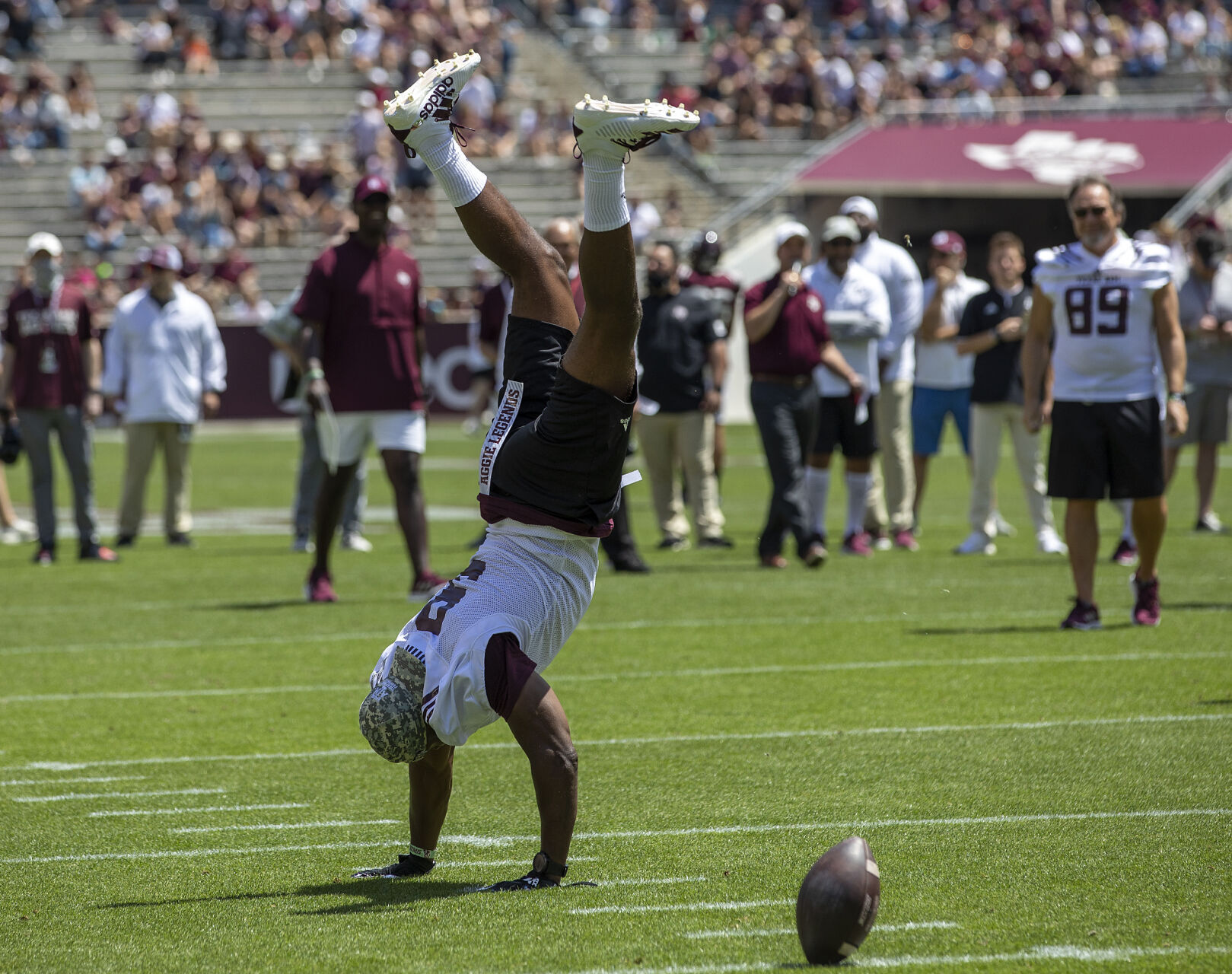 Maroon & White